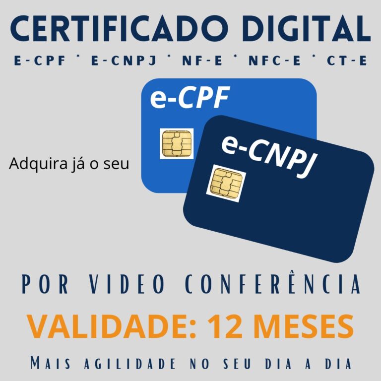 Emissão online do Certificado Digital eCNPJ através do eCPF A3